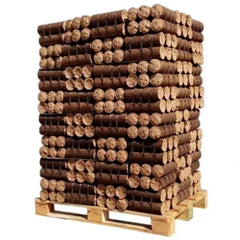 Bûches de Bois Densifié Mixtes (Feuillus & Résineux) - Palette 960kg