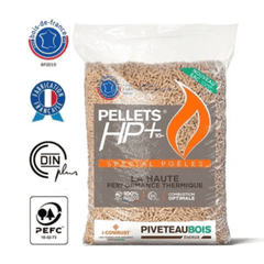Granulés de Bois Piveteau HP+ Français (Triple Certif.) - Palette 72 Sacs